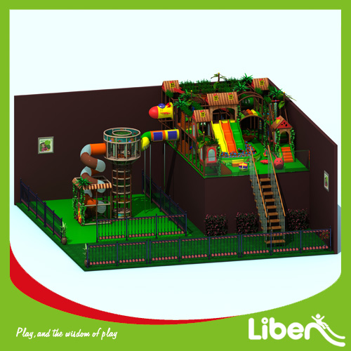 Modular indoor amusement playground