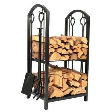 Fireplace Tool Firewood Log Rack Organizer