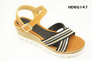 Ladies heel shoes sandal high heel shoes for sunny summer