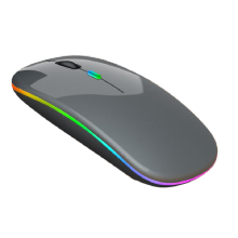 Ultra Thin Bluetooth 5.2 Rechargeable Wireless Mouse for Laptops