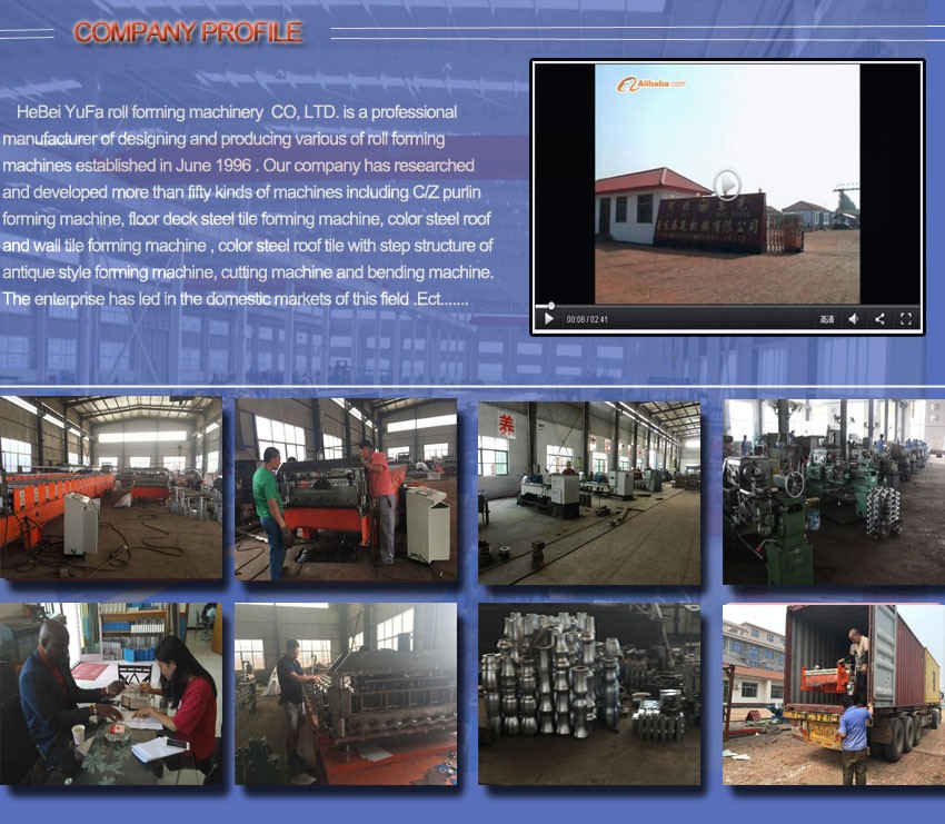 Nigeria bamboo panel roofing roll forming machine step tile machine