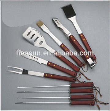 BBQ Accessories Camping Gift Set with Skewers