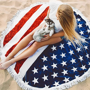 Cheap Microfiber Fashion Printed Round Beach Cloths