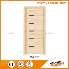 Yekalon Popular design Interior melamine door Interior bath room laminated door