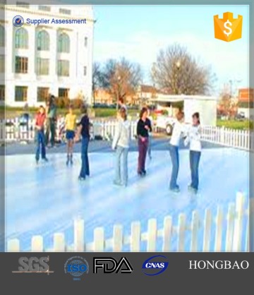 outdoor plastic skating rink floor/uhmwpe synthetic ice rink /hockey shooting pad