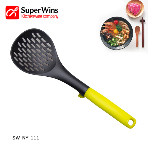 Food Grade Nylon Kitchen Utensils Strainer Skimmer Spoon