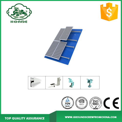태양 전지 패널 용 레일 시스템 및 구성 요소