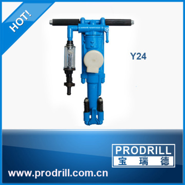 Y24 hand held pneumatic rock drill