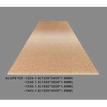 Metallic Brass Gold Aluminum sheet Plate 1.6mm