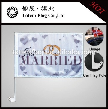 Quality Car Flag , Flag For Car , Wedding Car Flag