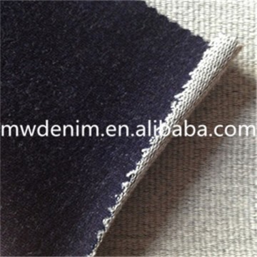 Indigo knit denim fabric mills 100% cotton knitted hosiery fabric