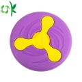 Abnehmbare Silikon Dog Fly Disc Pet Frisbee Spielzeug