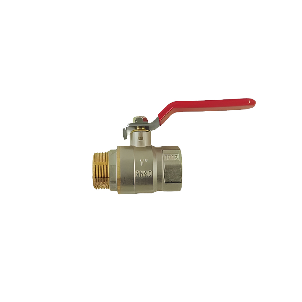 Valvola a sfera in ottone filettata con guarnizione in PTFE2 Threaded Brass Ball Valve with PTFE Seal2
