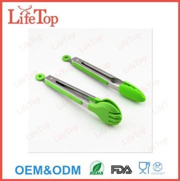 kitchen utensils silicone spatula tongs,function of food tongs