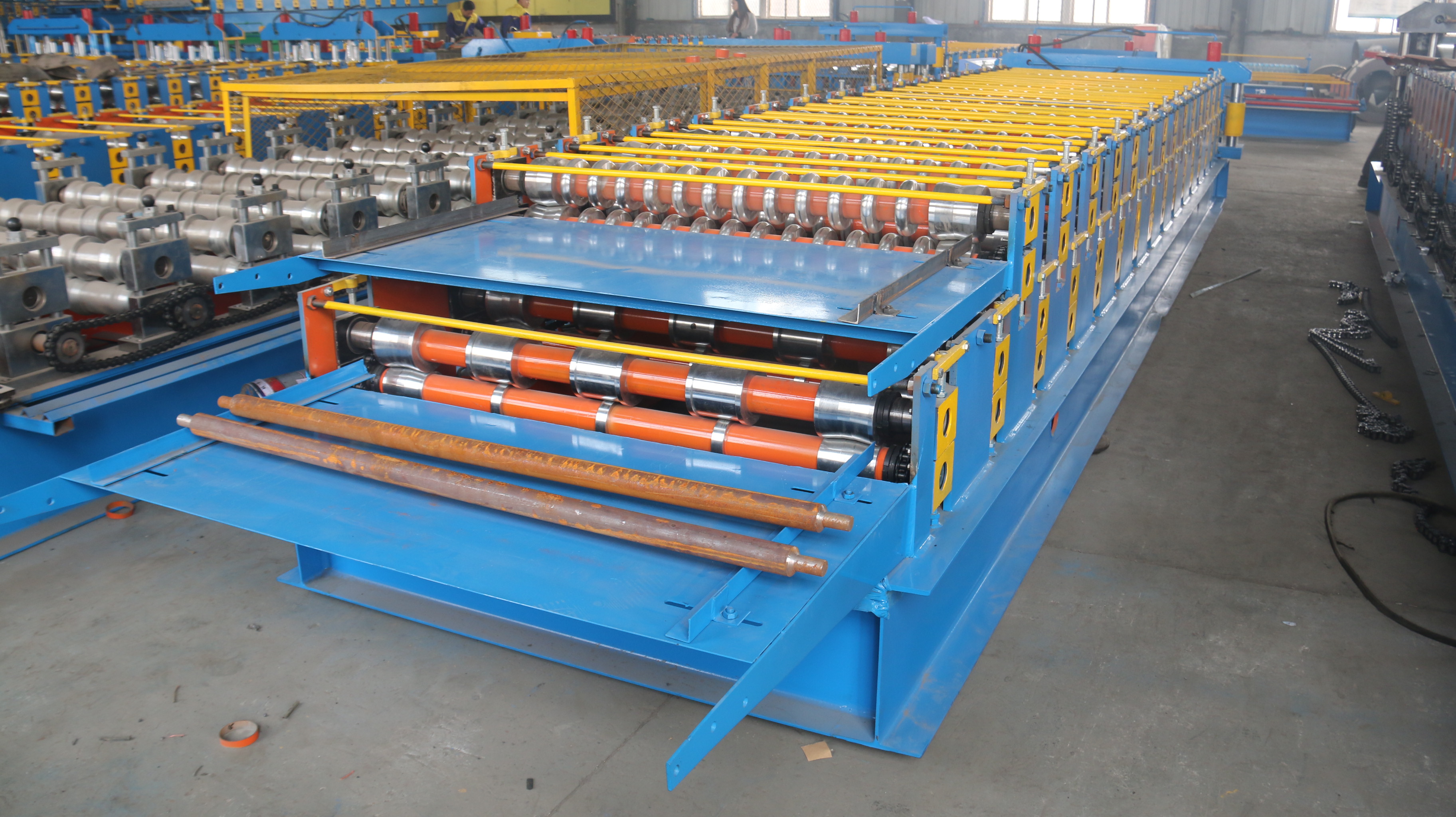 Corrugated Tile Galvanized Steel Sheet Roof Roll Forming Machine