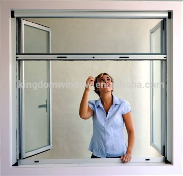 Aluminum all size retractable fly and mosquito screens