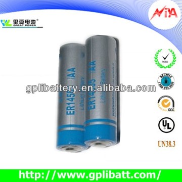 3.6V Lithium 2400mah battery ER14505 AA size