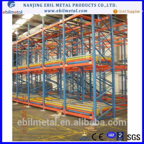 Heavy Duty Pallet Sliding Push Back Rack