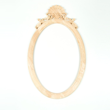 CNC Carved Wood European Mirror Frames