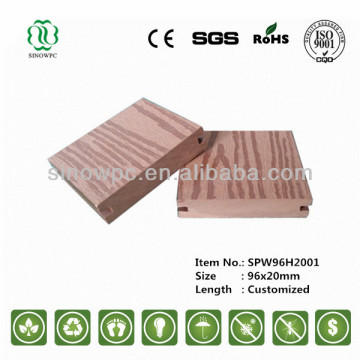 plastic composite outdoor waterproof decking board