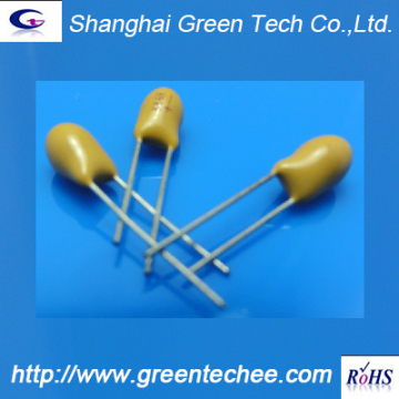 China electronics 475 tantalum dipped capacitor