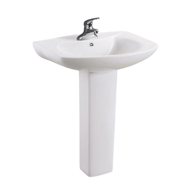 Popular Bathroom Sinks Ceramic Hand Wash Pedestal Basin