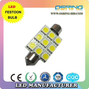 GUANGZHOU OSRING festoon ed car bulb 3w led car bulb car smd led bulb