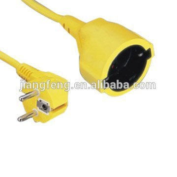 Europe plug GS approval AC CEE7 extension cord
