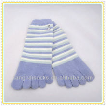Colorful strip 5-Toe sock
