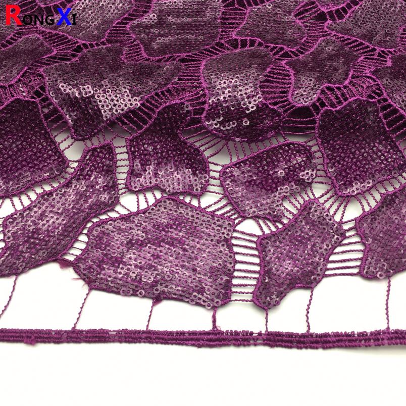 RXF0189 Brand New Sequin Pattern Fabric With High Quality
