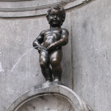 Outdoor Decoration Life Size Bronze Peeing Boy Water Fountain Statue For Sale