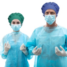 Adjustable Unisex Scrubs Nursing Bouffant Hat with Custom Printed Logo