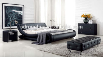 K978 European home furniture modern leather upholstered bed