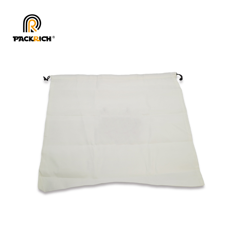 wholesale hot sale custom white cotton drawstring packaging bag