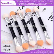 Cheap sponge eye shadow stick, eye shadow brush,eyeshadow makeup double head sponge applicator