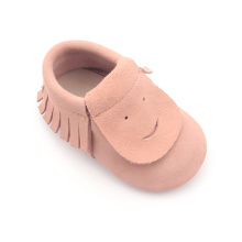 Funny Suede Baby Moccasins