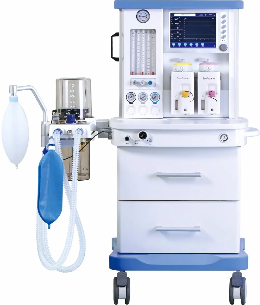 Mobile Energy Recovery ICU Anesthesia Ventilator