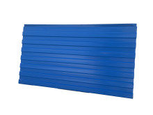 Blue Striped Polyurethane Insulation Sandwich Panels For Exterior Walls