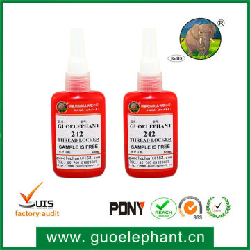 242 bule removable medium strength thread locker