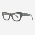 Cat Eye Bevel Acetate Women's Optical Frames 23A3183