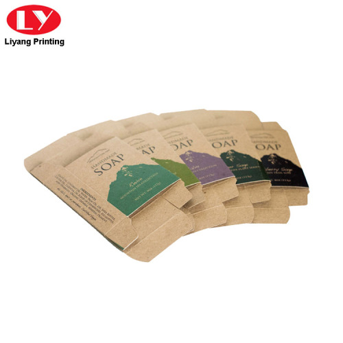 Pembungkusan sabun Kraft Paper Colorful Box