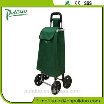 Portable Foldable Oxford Stair-climbing Small Shopping Carts With Wheels