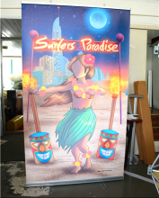 top quality roll up banner stand