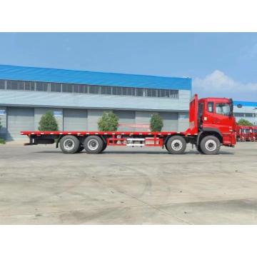 Tugas berat clw 8x4 30ton 12 wheeler flatbed trak