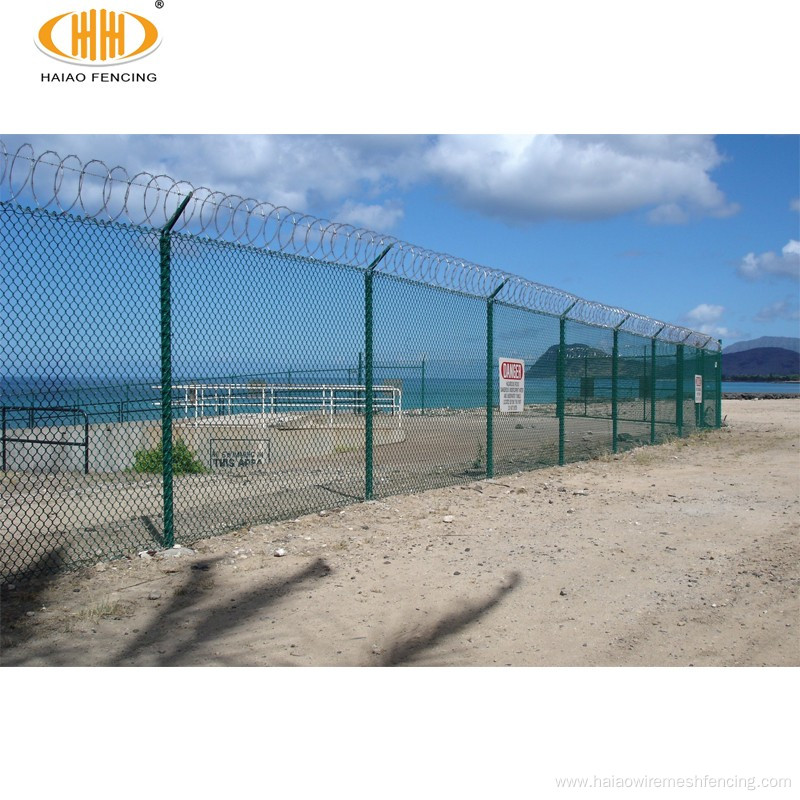 Hot Dipped Galvanized Cyclone Wire Chain Link Fence