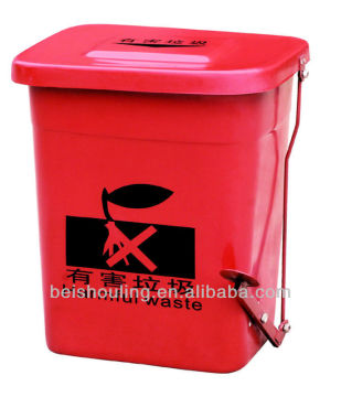 new bright color frp dustbin with cover