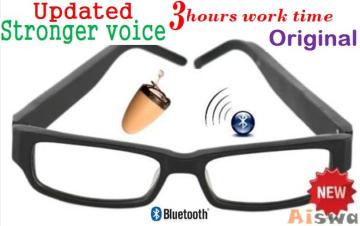 GSM Bluetooth Glasses with Invisible Wireless Earpieces 205+G