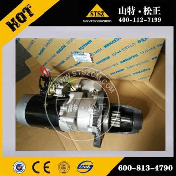 Motor de arranque 600-813-4790 para accesorios de excavadores S6D125