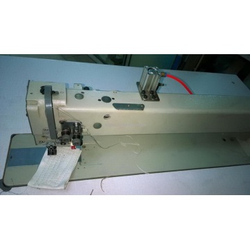 Double Needle Long Arm Compound Feed Heavy Duty Lockstitch Sewing Machine