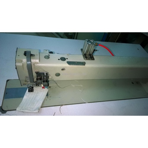 Long Arm Double Needle Compound Feed Heavy Duty Sewing Machine